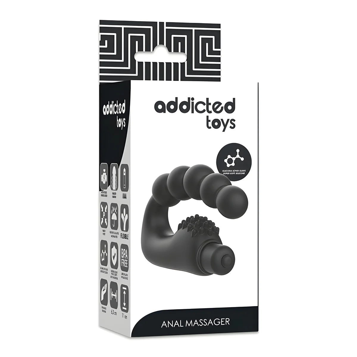 addicted toys masseur anal prostatique avec vibration