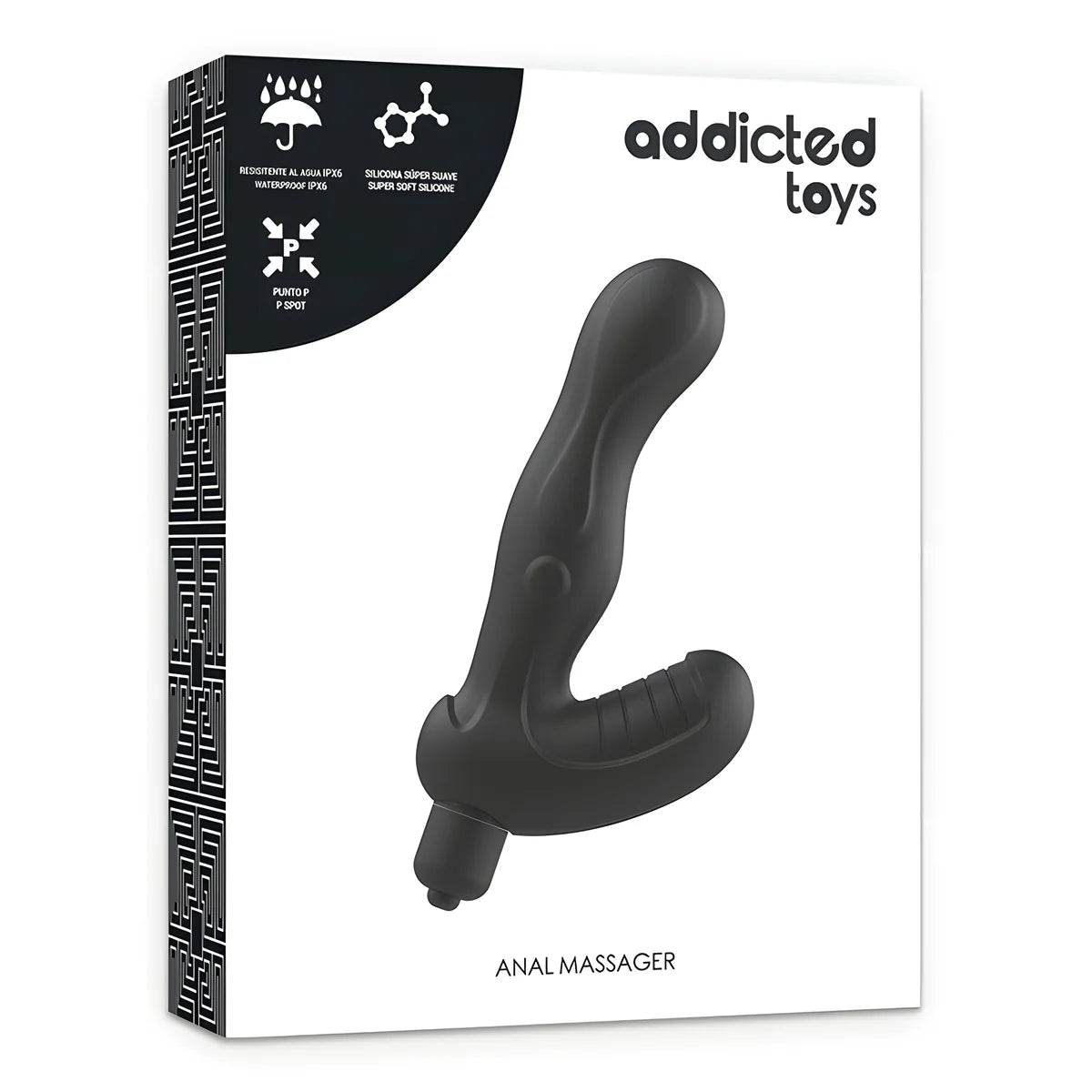 addicted toys stimulateur anal de prostate en silicone p spot vibe