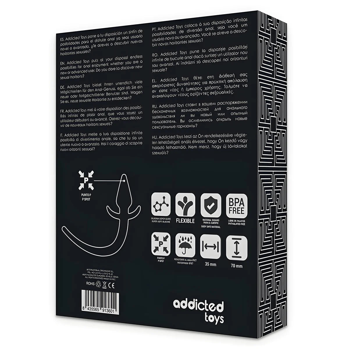 addicted toys puppy plug anal en silicone