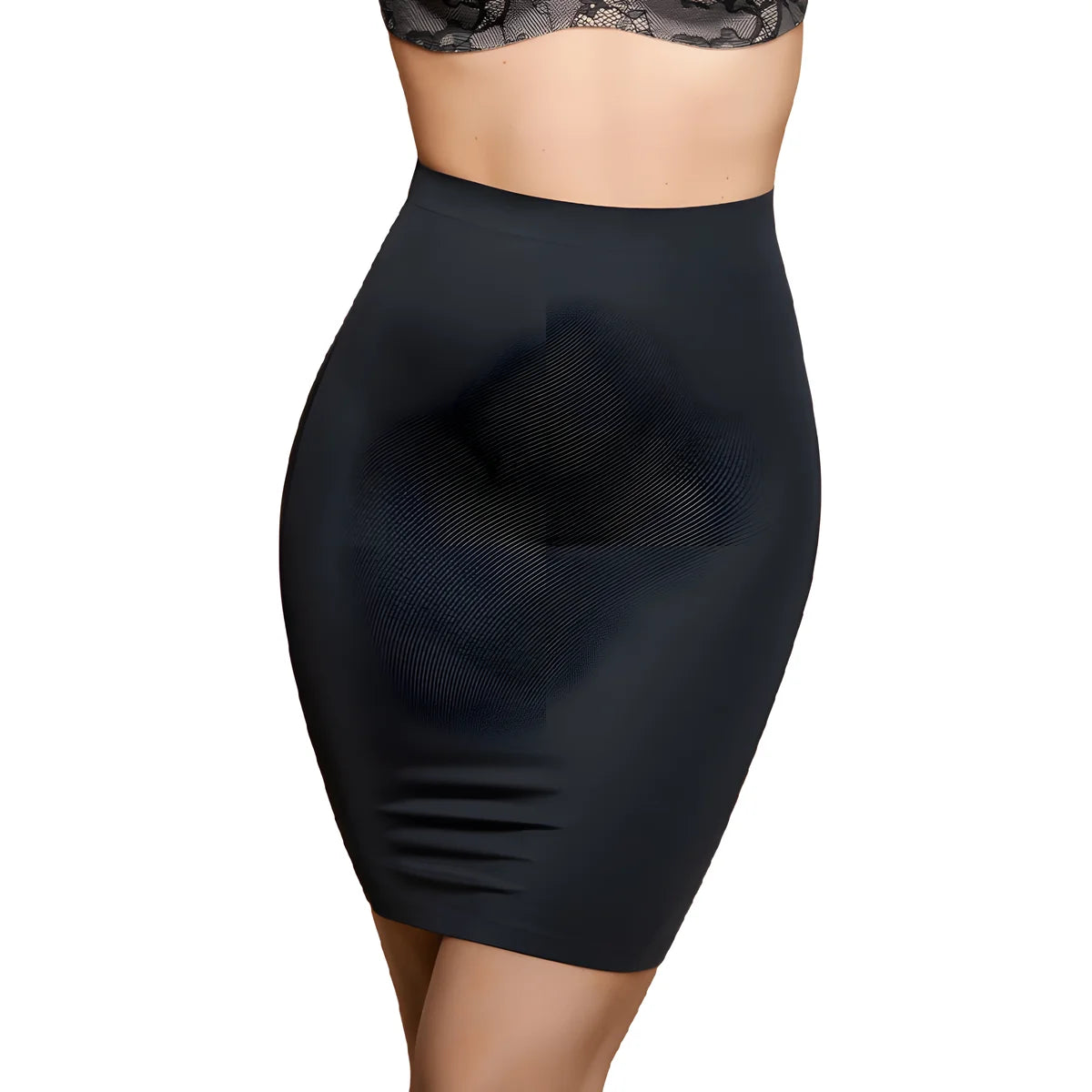 bye bra light control jupe invisible noir taille s