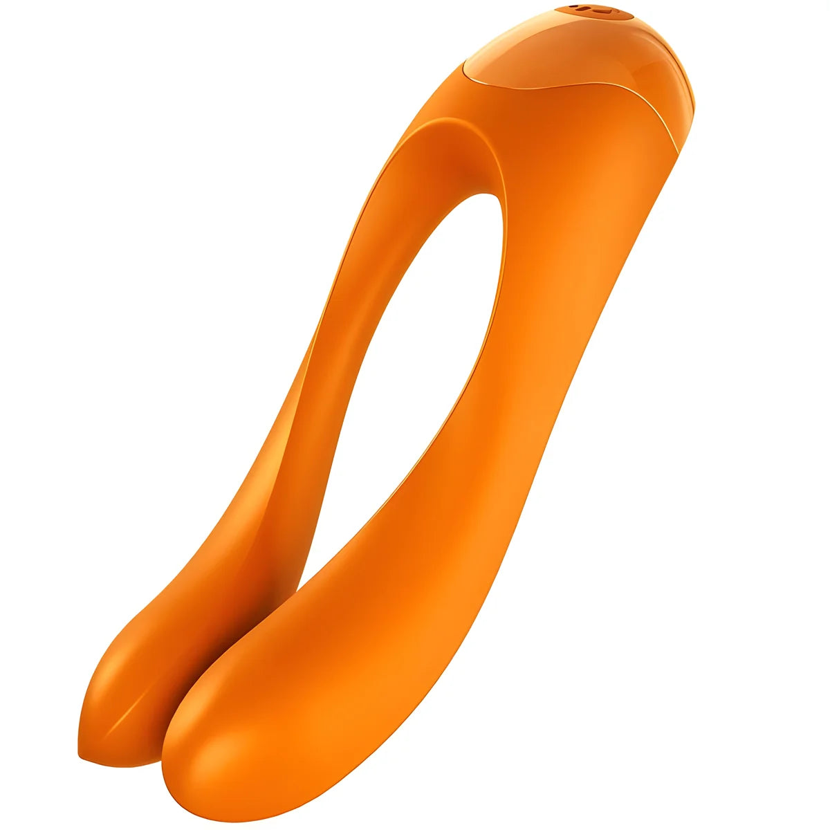 satisfyer vibrateur doigts candy cane orange