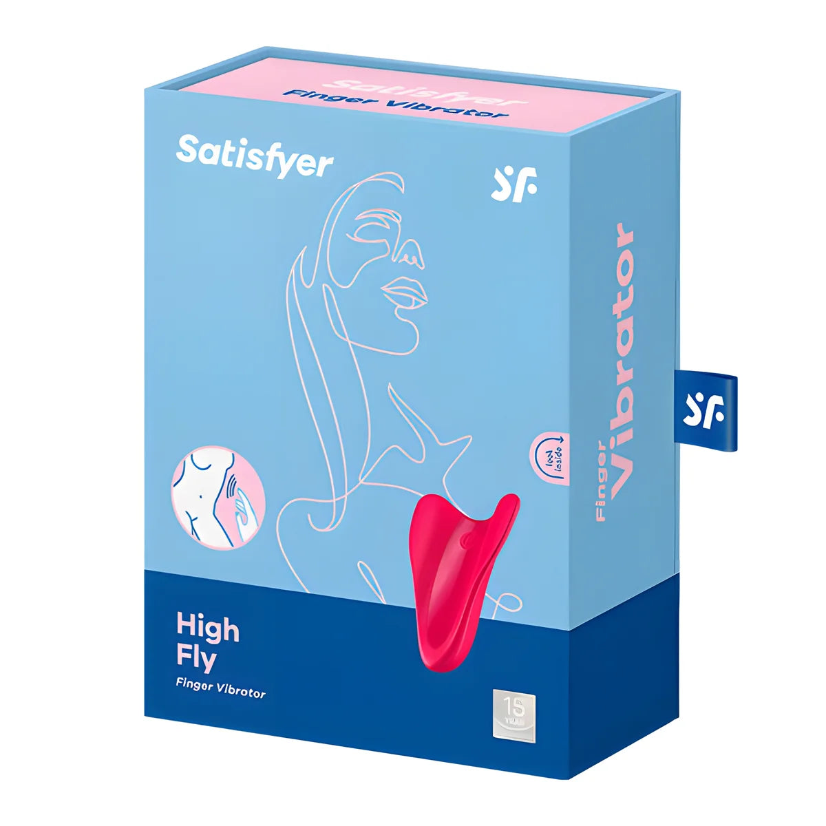 satisfyer vibrateur doigts high fly fuchsia