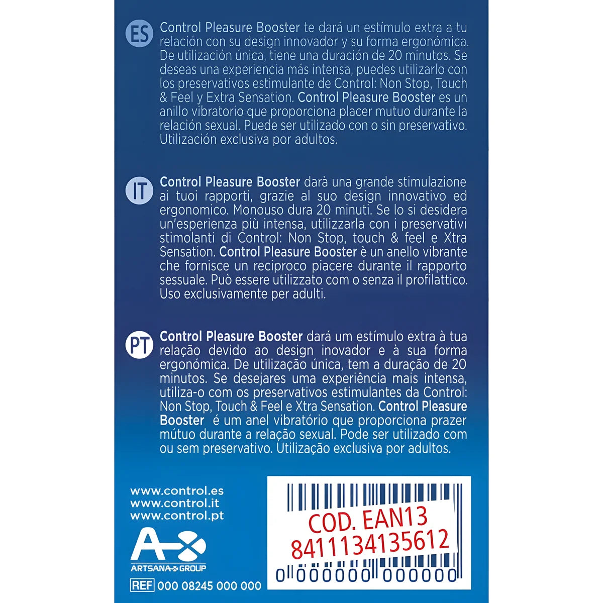 control anneau vibrateur pleasure booster