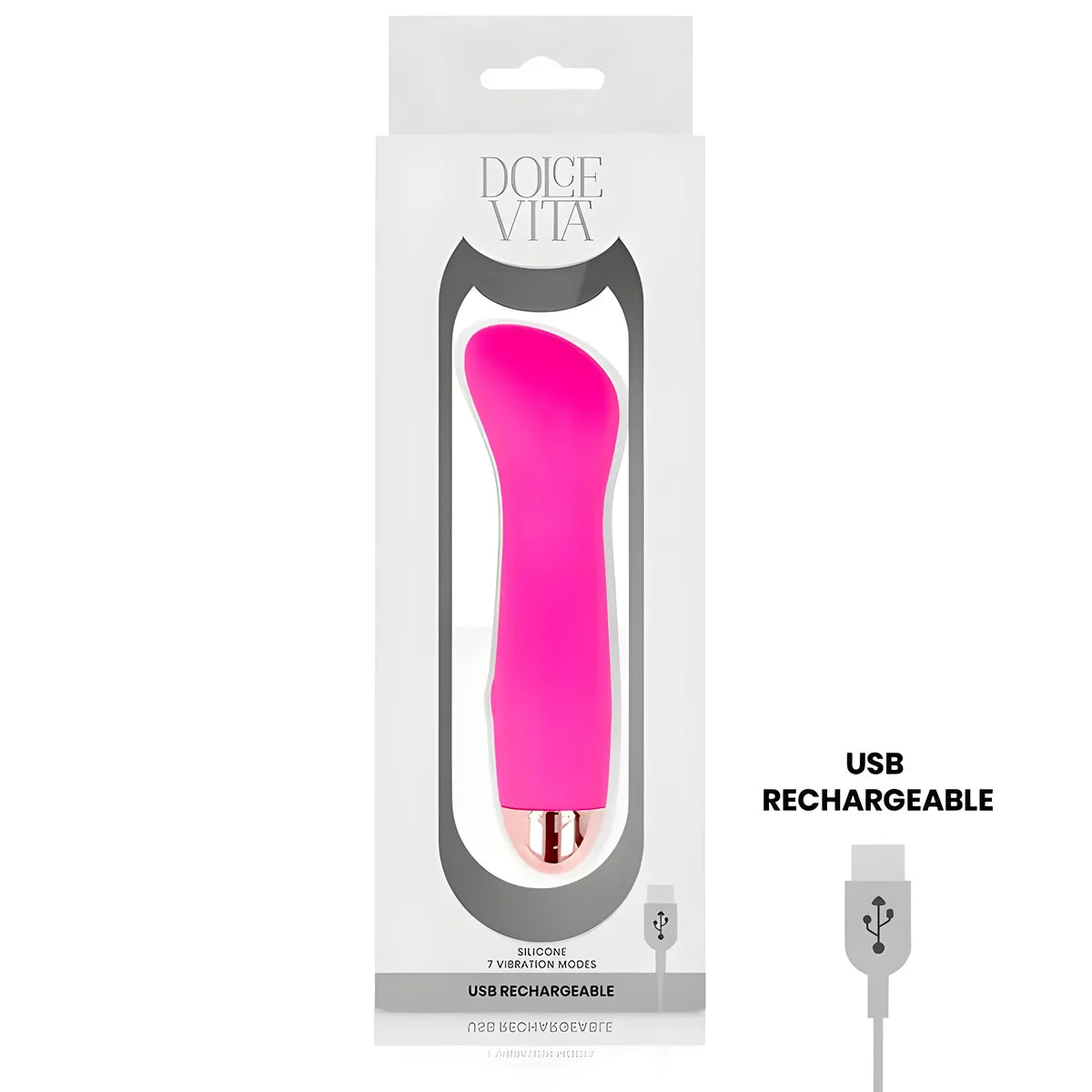 dolce vita vibrateur rechargeable one rose 7 vitesses