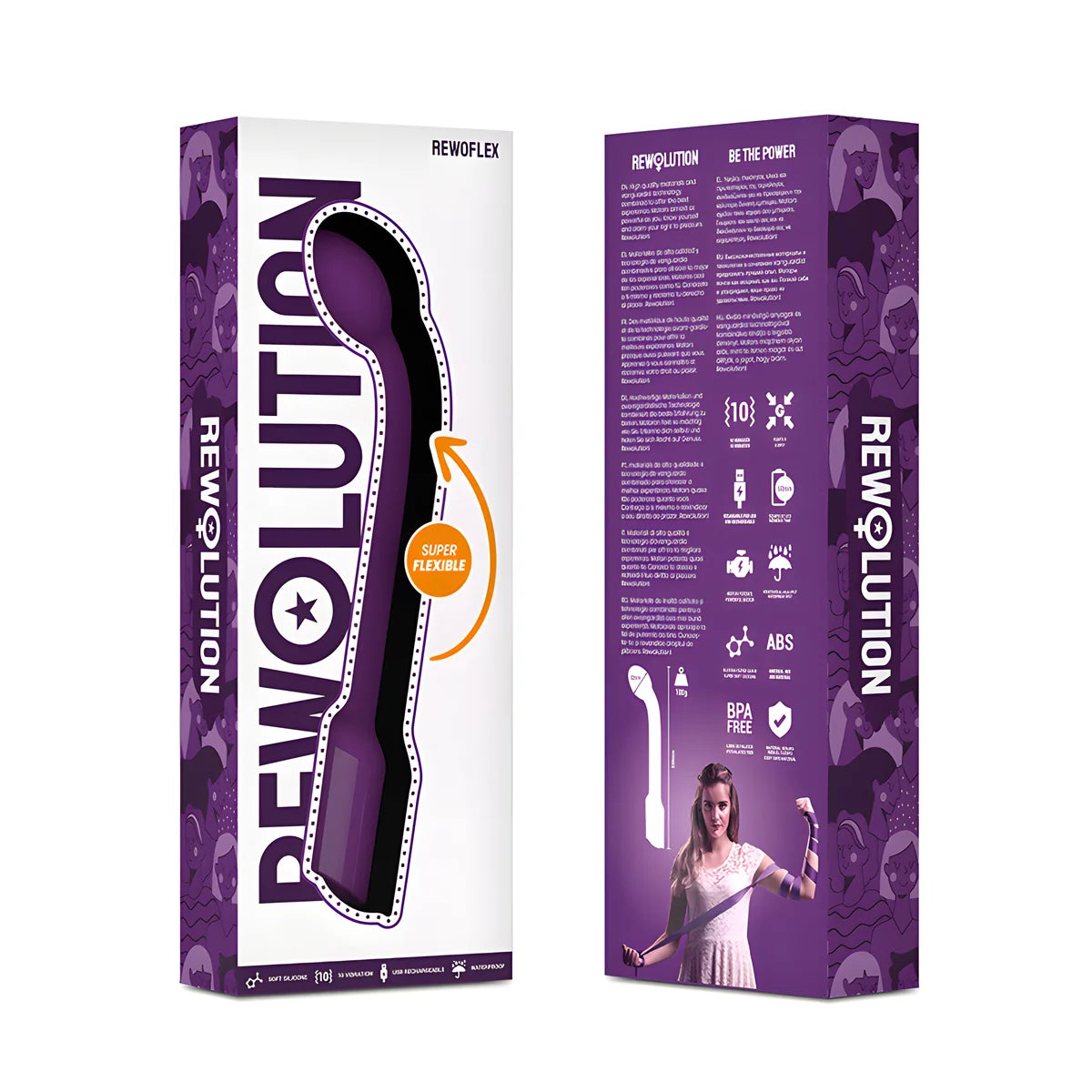 rewolution rewoflex vibrateur stimulateur de point g flexible