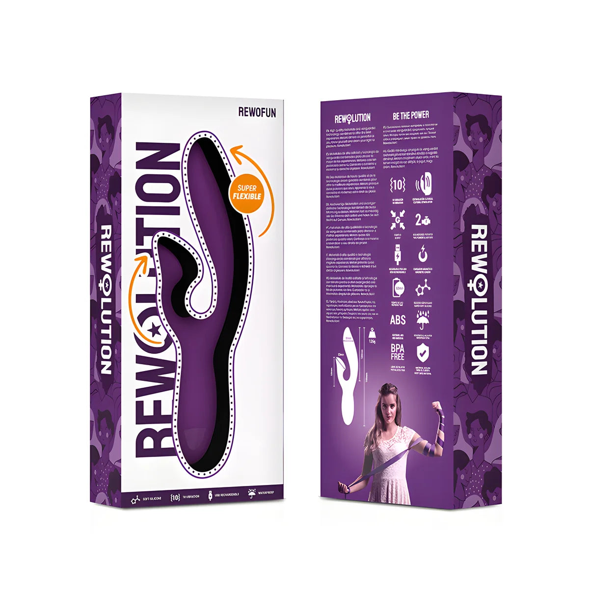 rewolution rewofun vibrateur flexible avec lapin