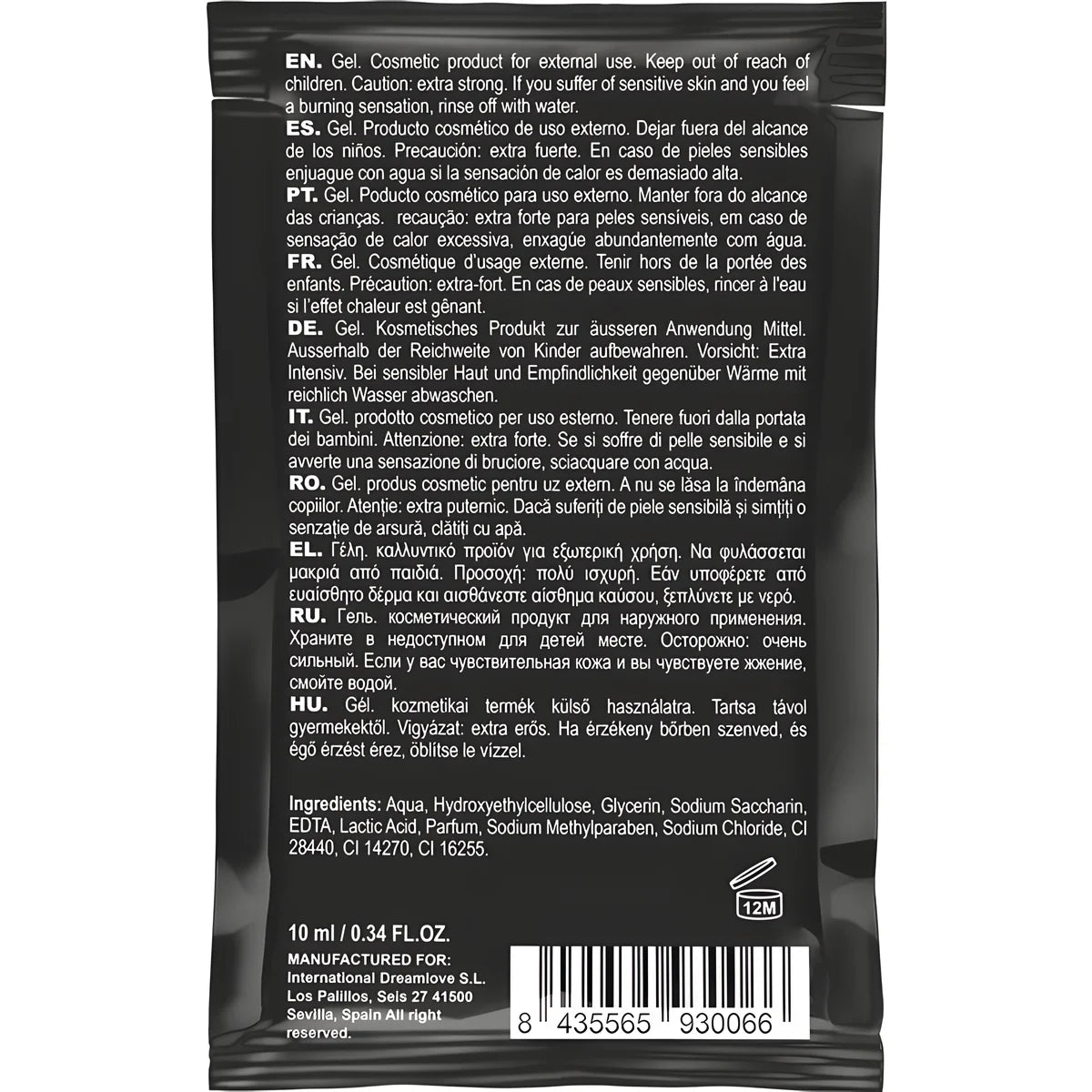 coquette chic desire gel climax pocket magic pour son gel ameliorant lorgasme 10 ml