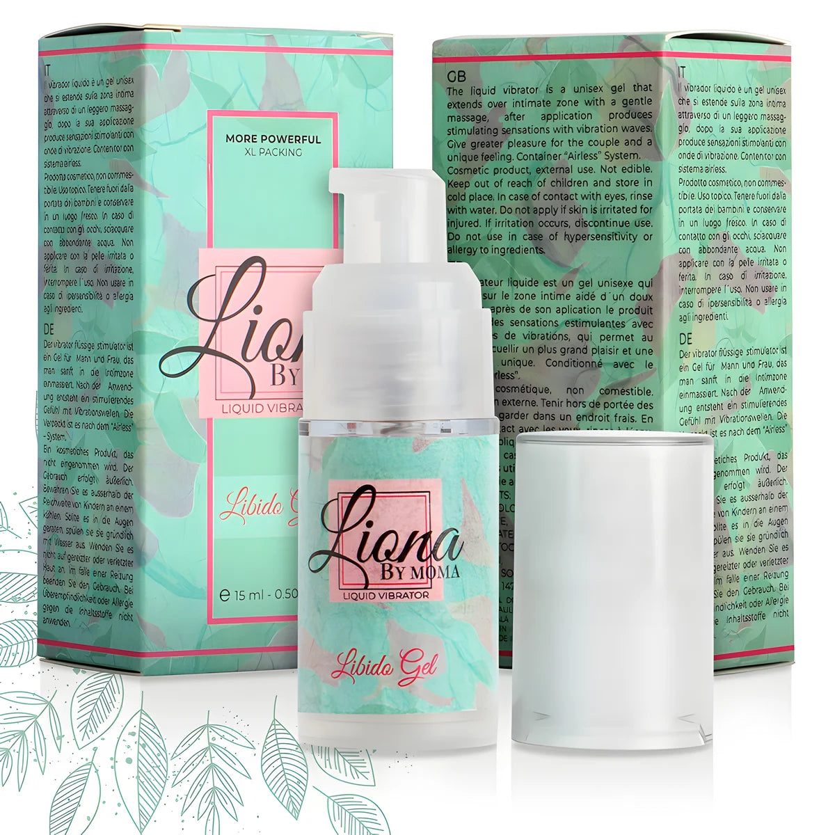 liona by moma vibrateur liquide libido gel 15 ml