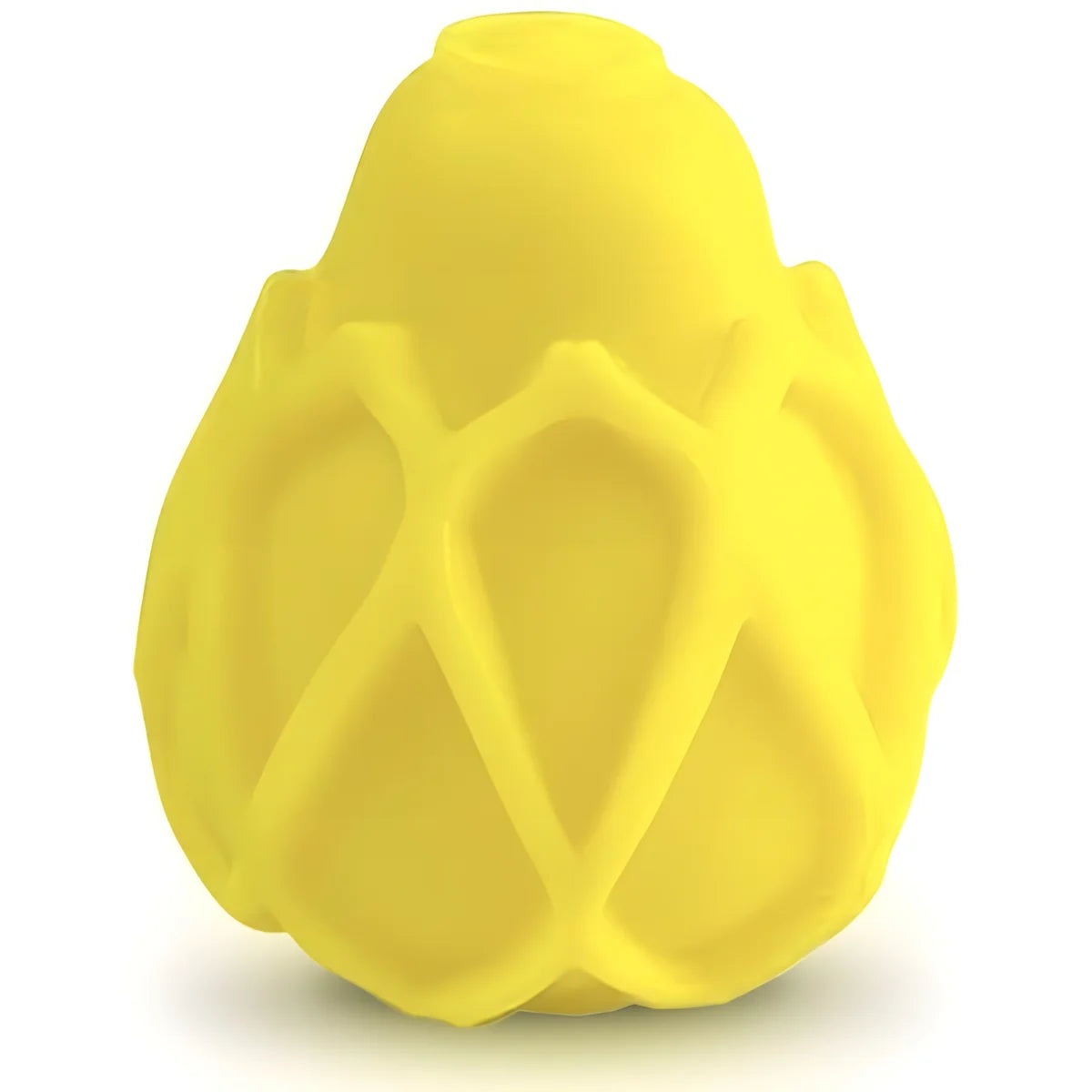 g vibe oeuf masturbateur texture jaune reutilisable