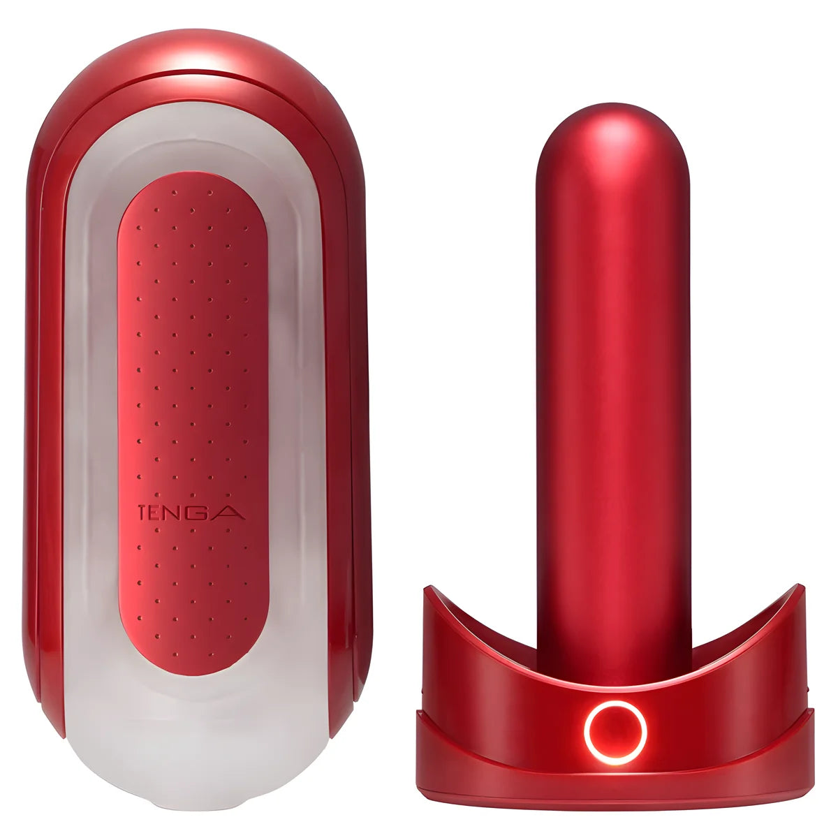 tenga flip 0 zero rouge avec chauffage