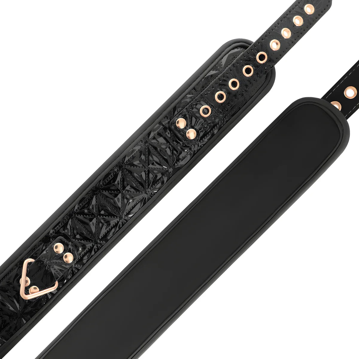 begme black edition premium collier en cuir vegan