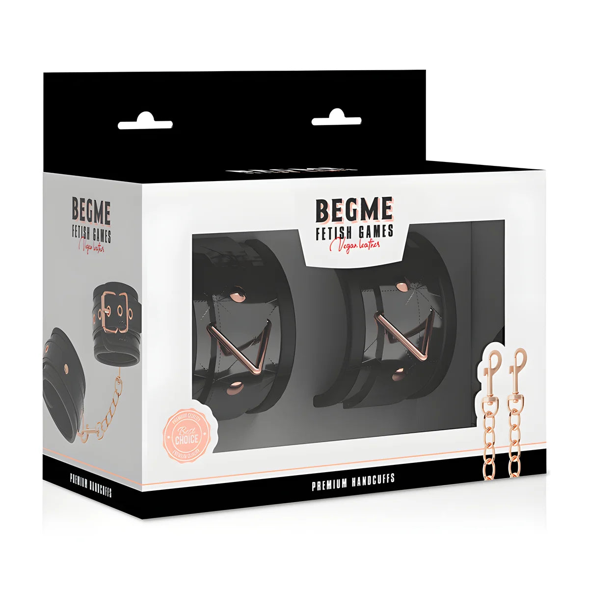 begme black edition premium menottes