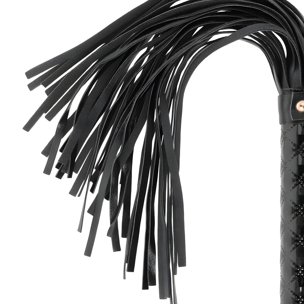 begme black edition flogger en cuir vegan