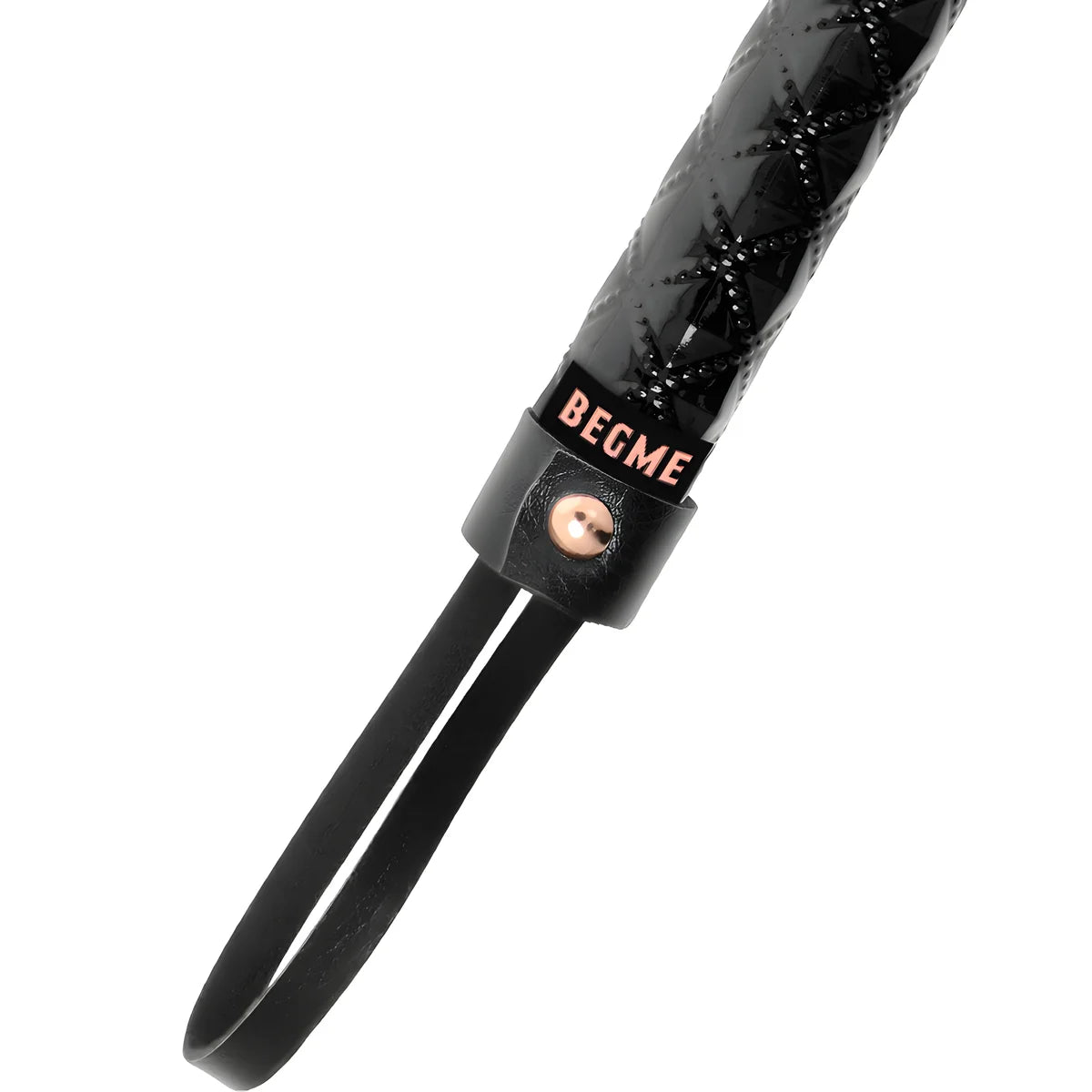 begme black edition flogger en cuir vegan