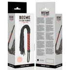 begme flogger en cuir vegan edition rouge