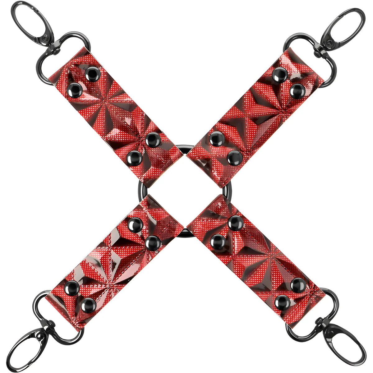 begme cravate de porc en cuir vegan premium edition rouge