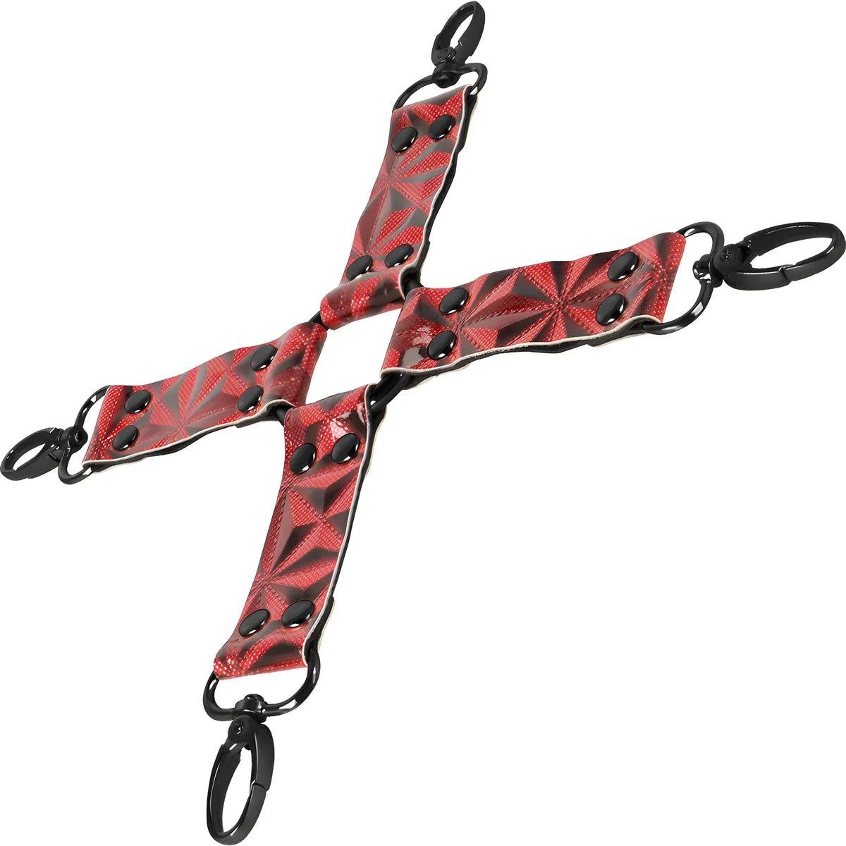 begme cravate de porc en cuir vegan premium edition rouge