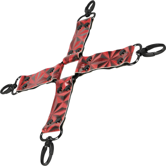 begme cravate de porc en cuir vegan premium edition rouge