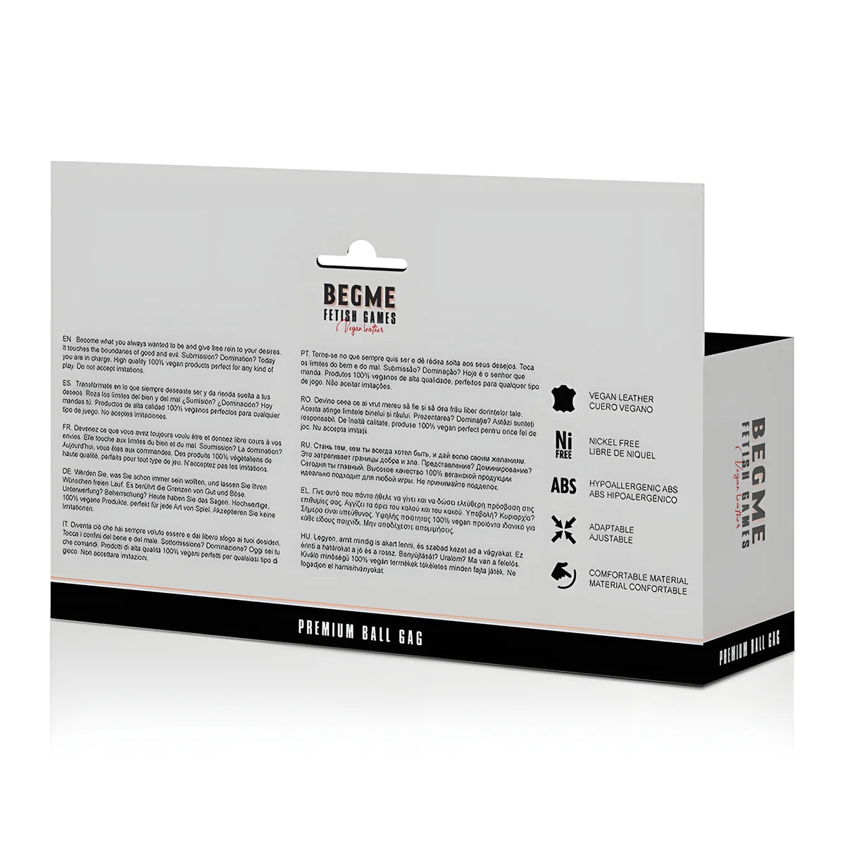 begme machoire en cuir vegetalien edition rouge