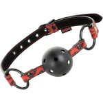 Bâillon vegan Begme pour jeux intenses CUIR ROUGE - Vignette | Adopt1toy