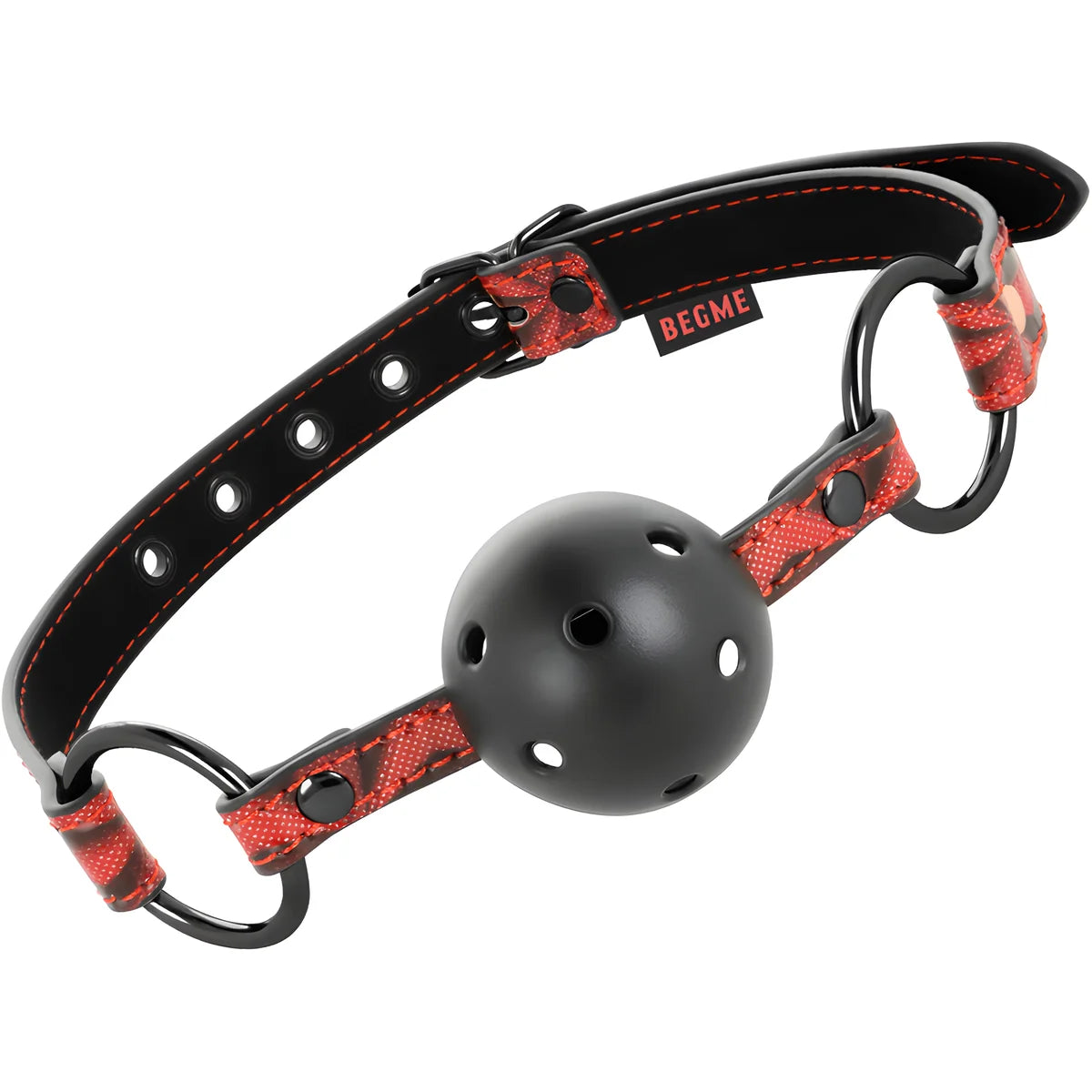 begme machoire en cuir vegetalien edition rouge