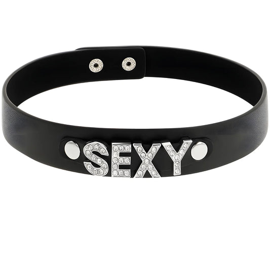 coquette chic desire ras de cou sexy en cuir vegan