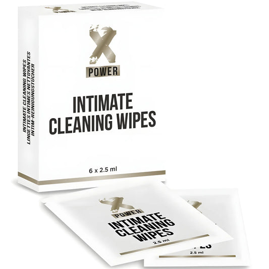 xpower lingettes nettoyantes intime 6 unites