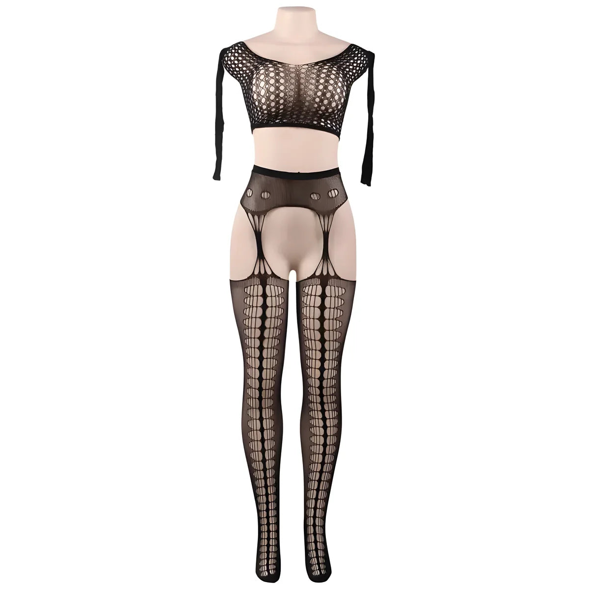queen lingerie bodystocking haut manches longues s l