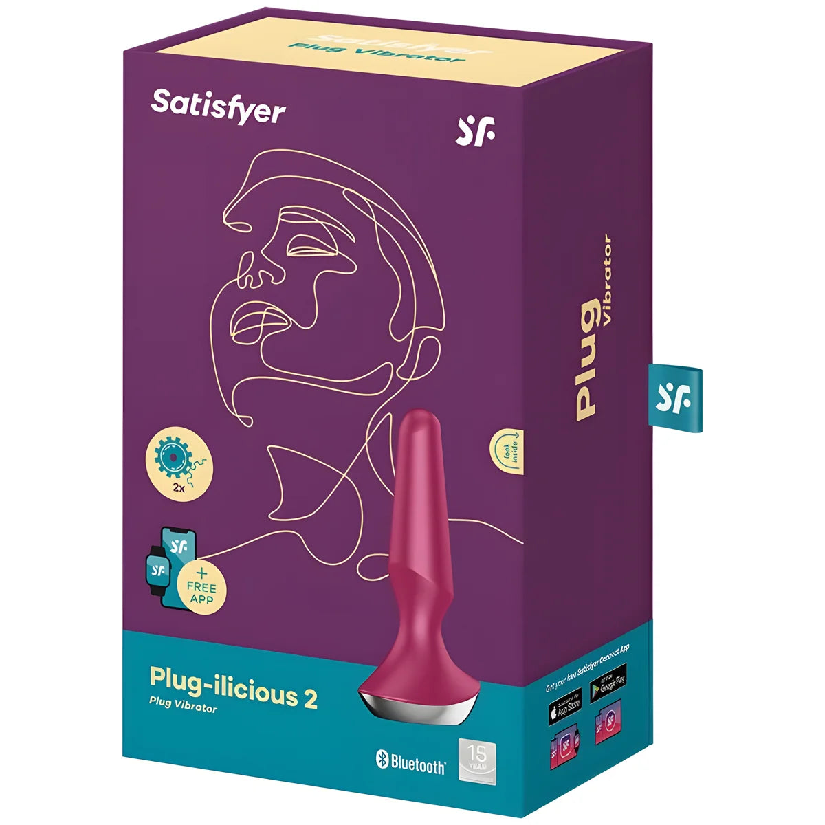 satisfyer vibrateur plug ilicious 2 plug baie