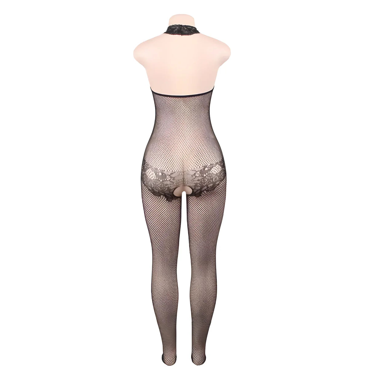 queen lingerie bodystocking avec ouverture et dentelle florale s l