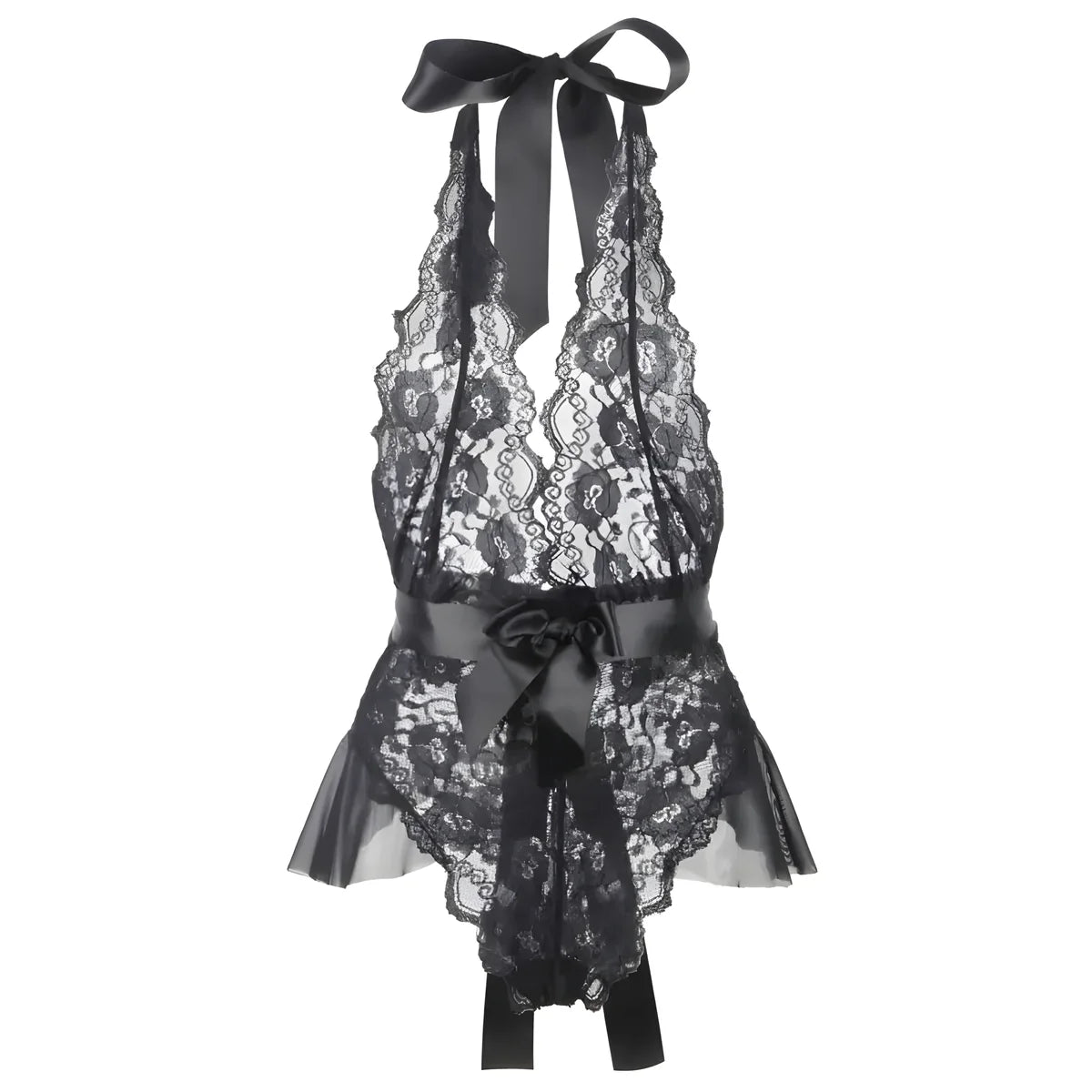 queen lingerie teddy bas dentelle s m