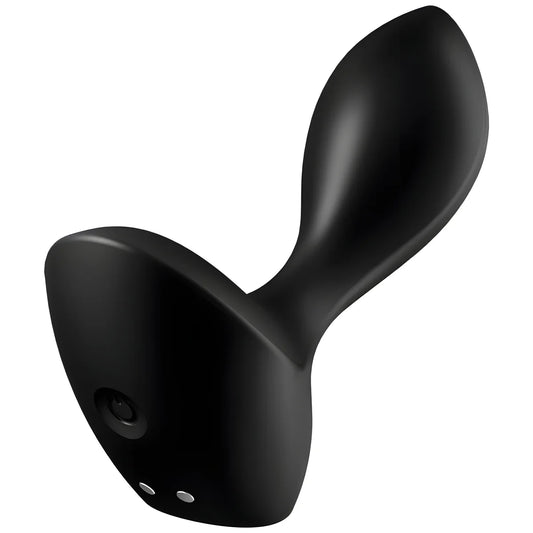 satisfyer bouchon vibrant backdoor lover noir