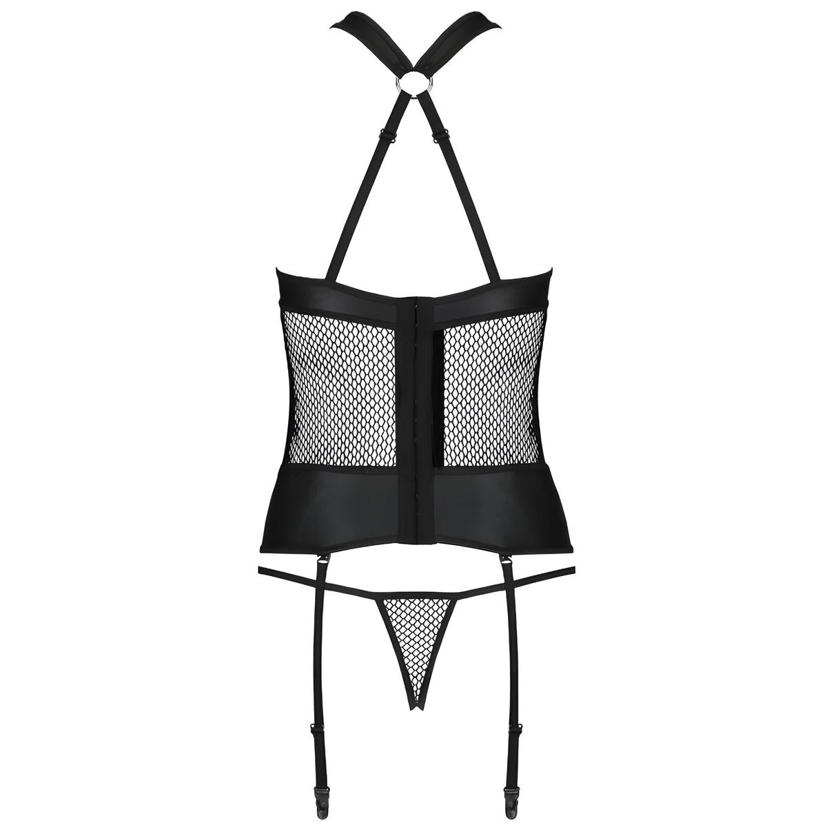 passion amanda corset en cuir ecologique s m