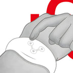 watchme montre a technologie sans fil blanche