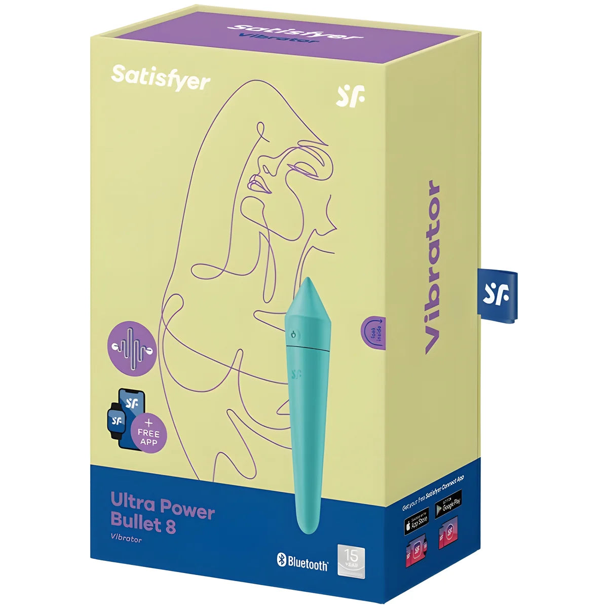 satisfyer ultra power bullet 8 turquoise