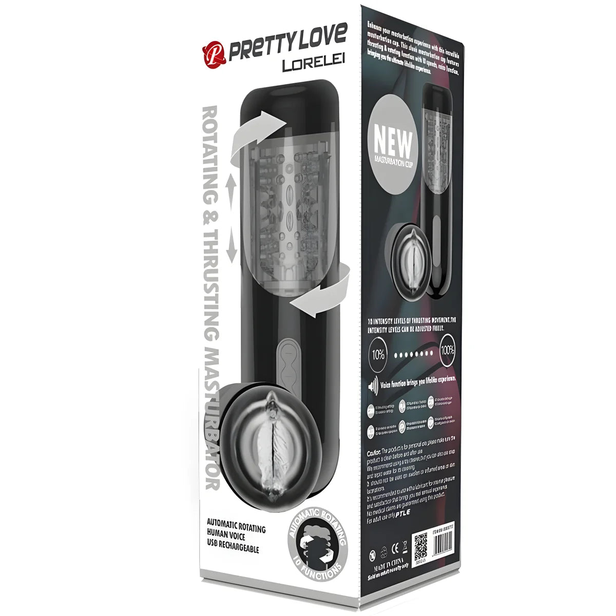 pretty love masturbateur rechargeable multifonction lorelei