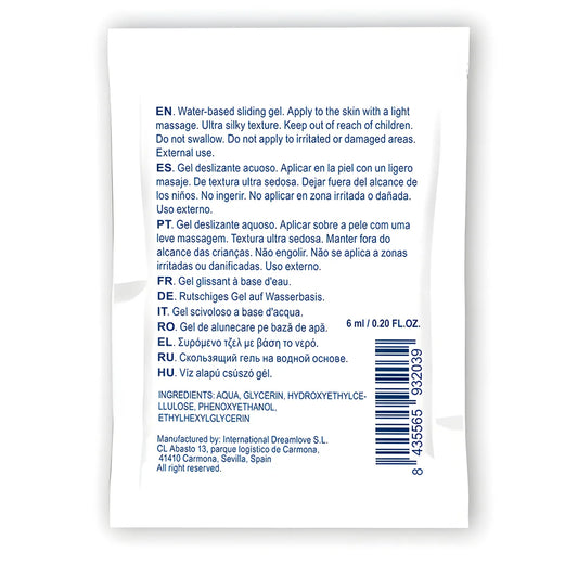waterfeel gel de glissement neutre base deau 6 ml