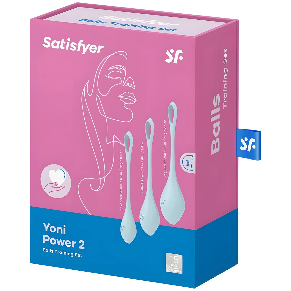 satisfyer ensemble entrainement yoni power 2 bleu