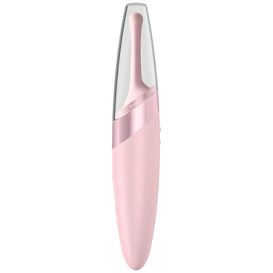 satisfyer vibrateur pointe de clit twirling delight rose
