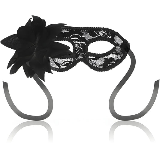 ohmama masques masques dentelles noires et fleurs
