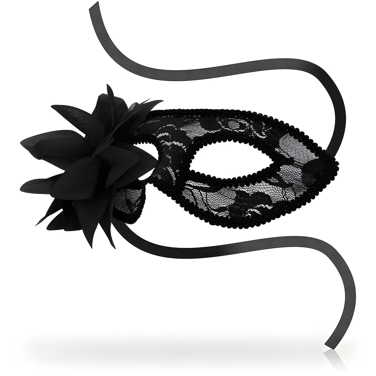 ohmama masques masques dentelles noires et fleurs