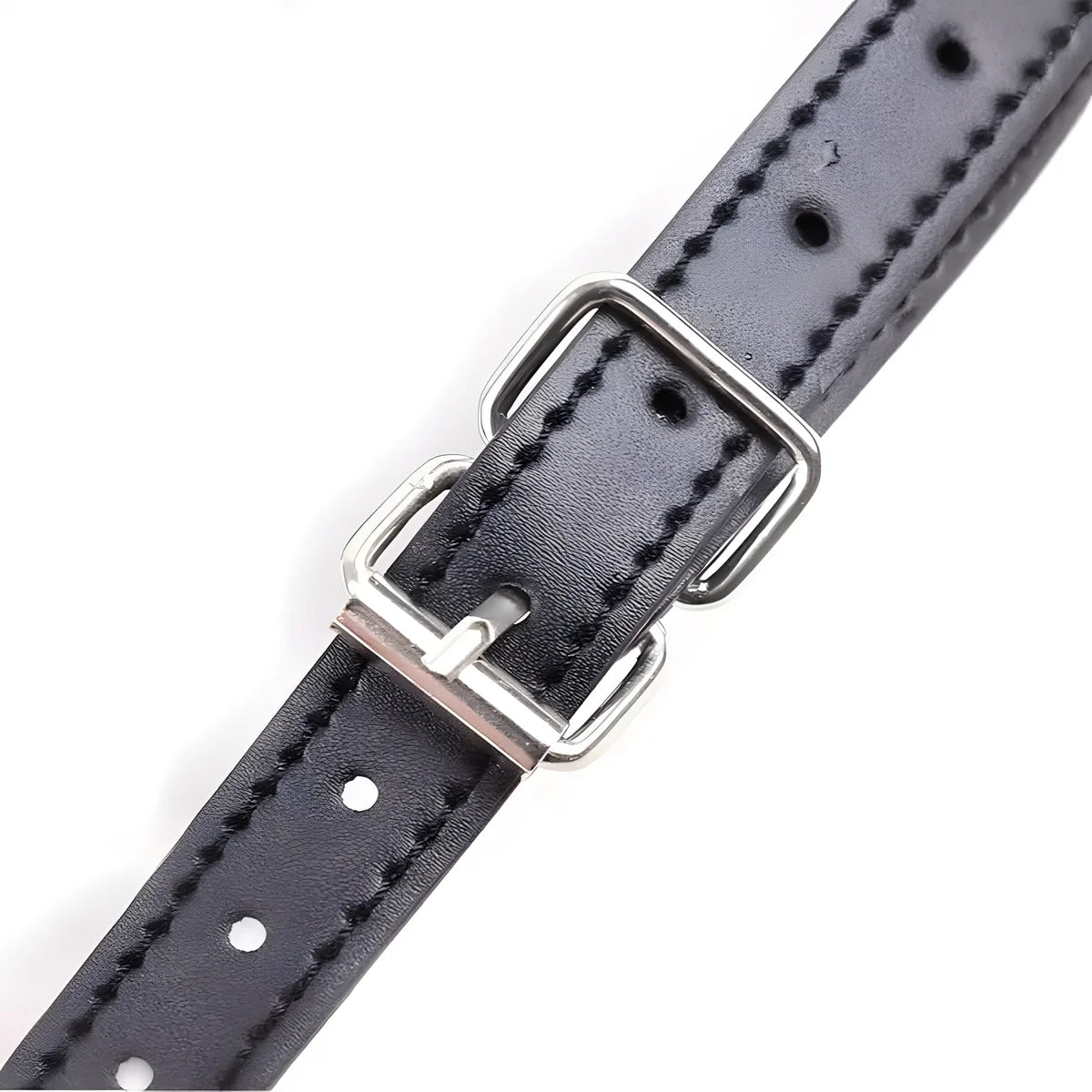 ohmama fetish baton a levres noir avec sangle