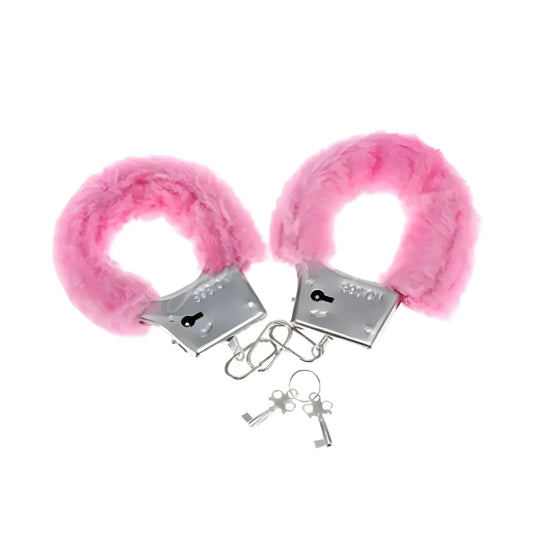 diablo picante menottes en fourrure plaisir rose