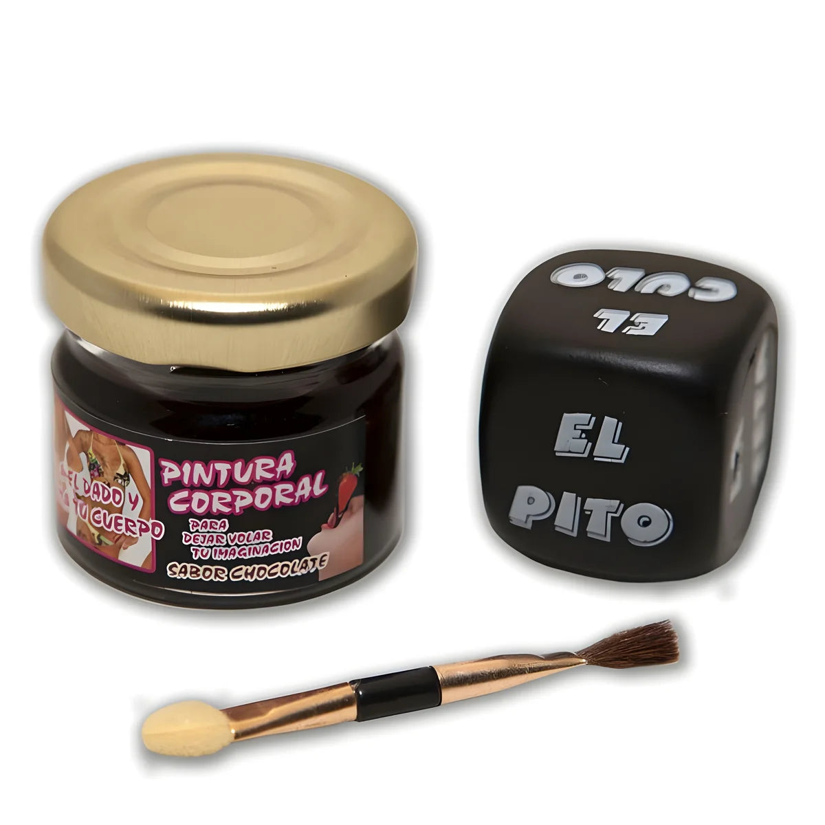 diablo picante peinture chocolat et matrice corps