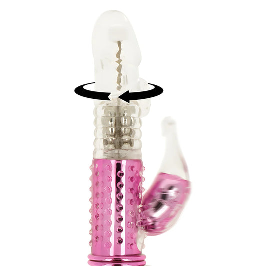 ohmama vibrateur avec fonction de rotation et stimulateur de clitoris