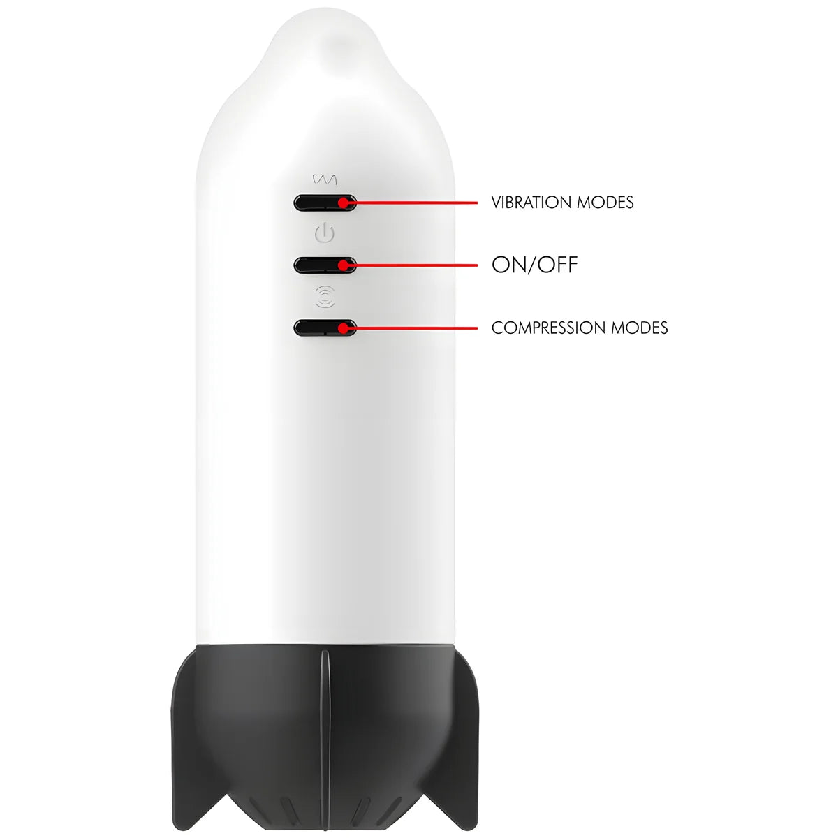 jamyjob masturbateur rocket technologie de compression douce et vibration