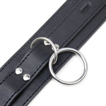 Collier de jeu BDSM modèle OhMama avec anneaux - Vignette | Adopt1toy