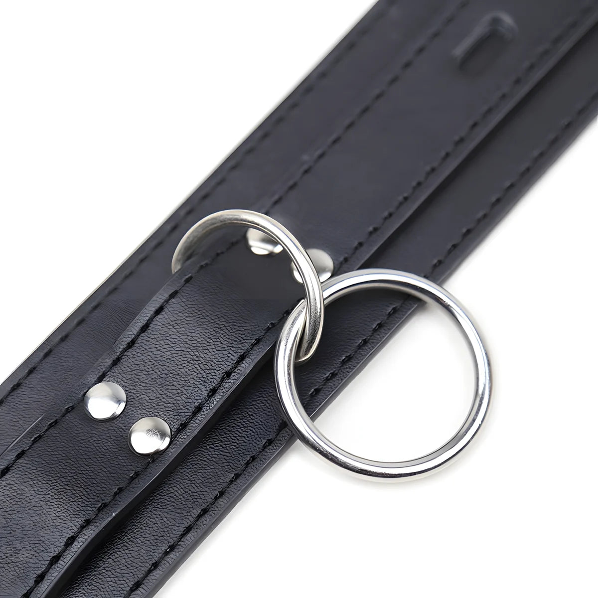 ohmama fetish collier de soumission avec 3 anneaux