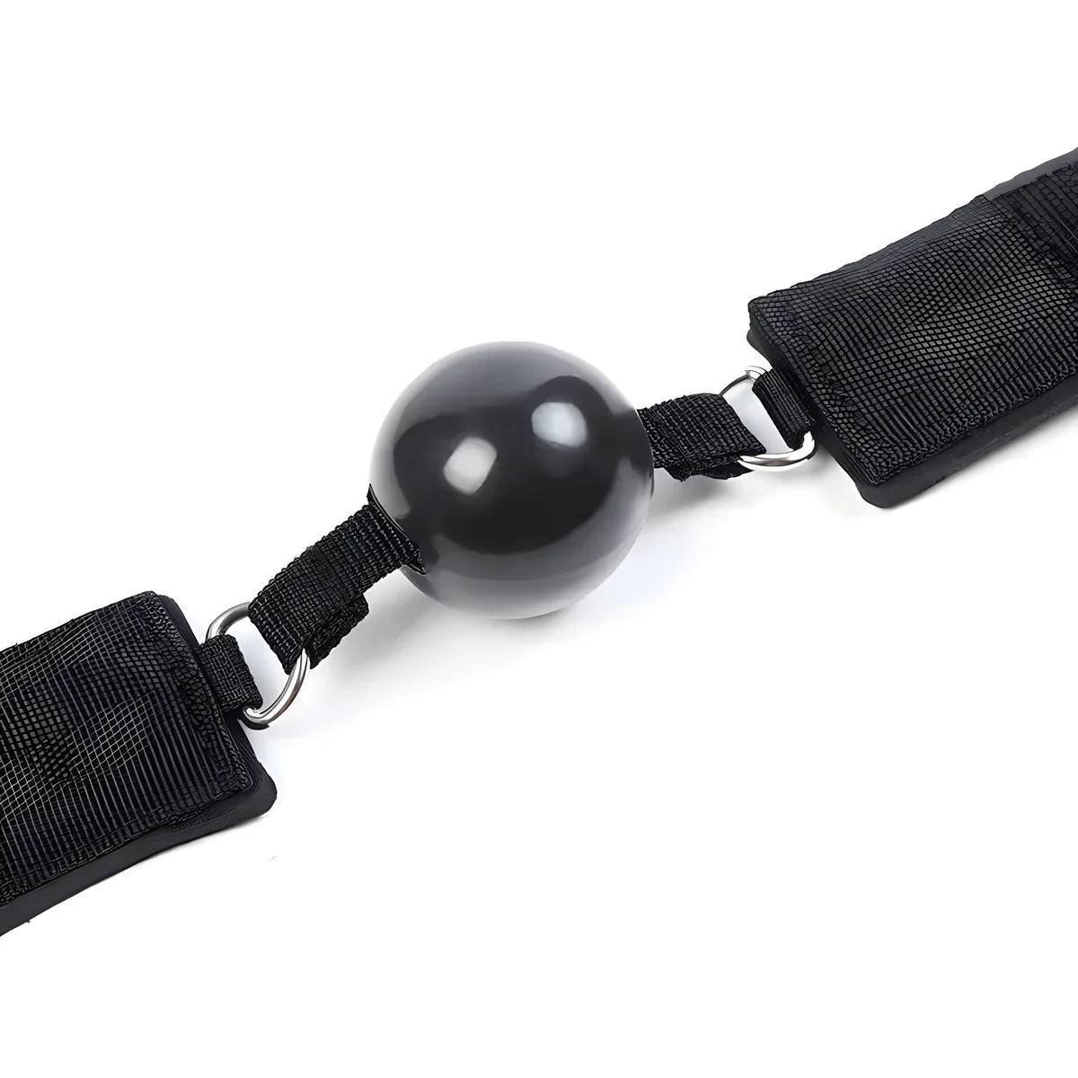 ohmama fetish baillon en neoprene avec manchettes