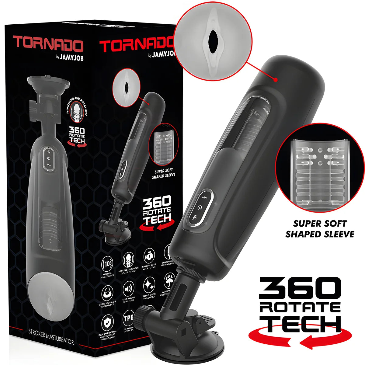 jamyjob tornado 360 rotation tech stroker
